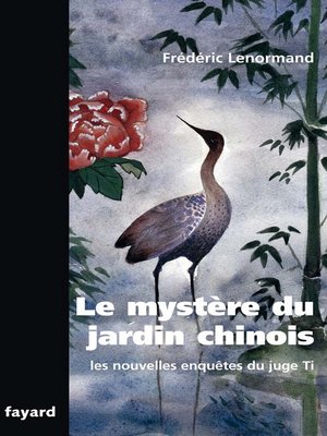 cover image of Le mystère du jardin chinois